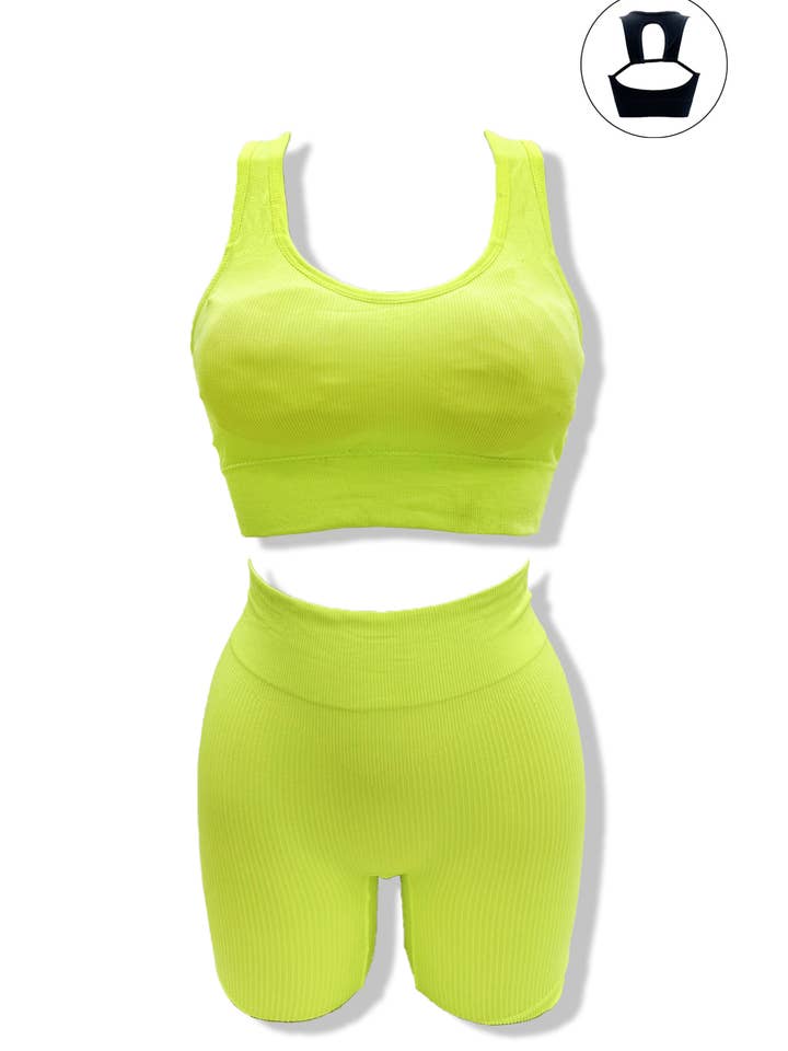 Belle Com'Elle - Wholesale Activewear Set - Women's - Ribbed Sports Set6