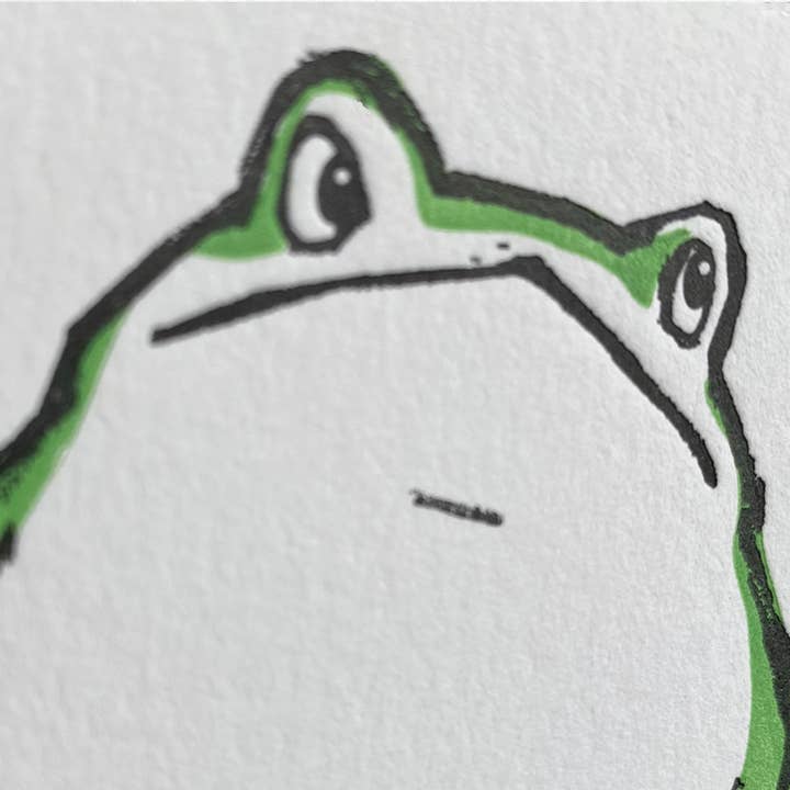 Ilee Papergoods - Wholesale Everyday Greeting Card - Mini card Toad2