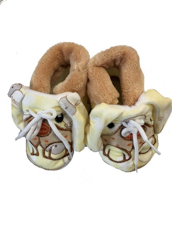 ASSORTED Infant Toddler Puppy Soft Booties for wholesale on Faire