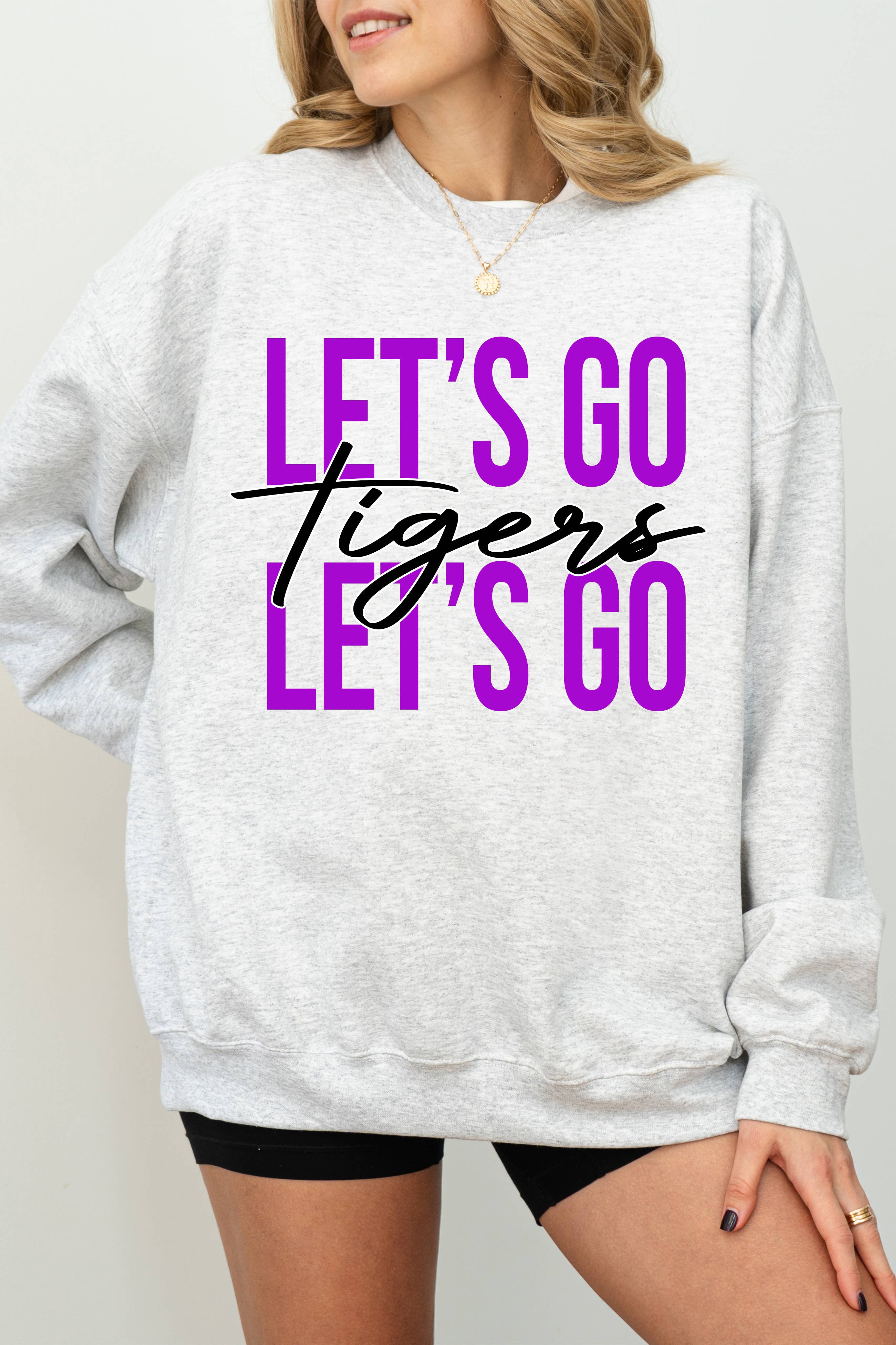 Spirit+Tribe - Wholesale Graphic Sweatshirt - Women's - CUSTOM LET'S GO2