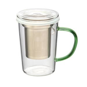 6pcs/Set Clear Glass Cup with Handle,Single Wall Coffee Tea Tumbler Glass  Mug, Espresso Coffee Cute Glass Cups For Tea Juice