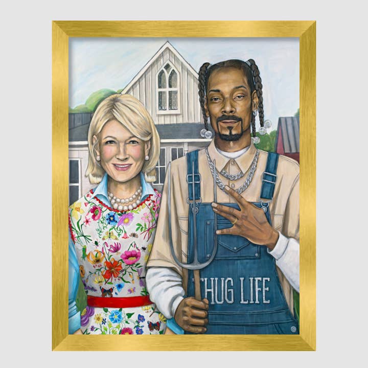 LX Artworks - Wholesale Art Print - American Hustle (Martha Stewart & Snoop Dogg) Paper Print5
