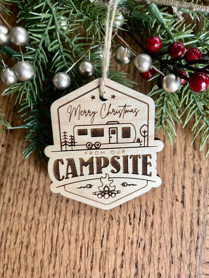 Décoration de Noël en bois pour camping, camping-car et camping-car Joyeux Noël pour la vente par Rustic Raleigh