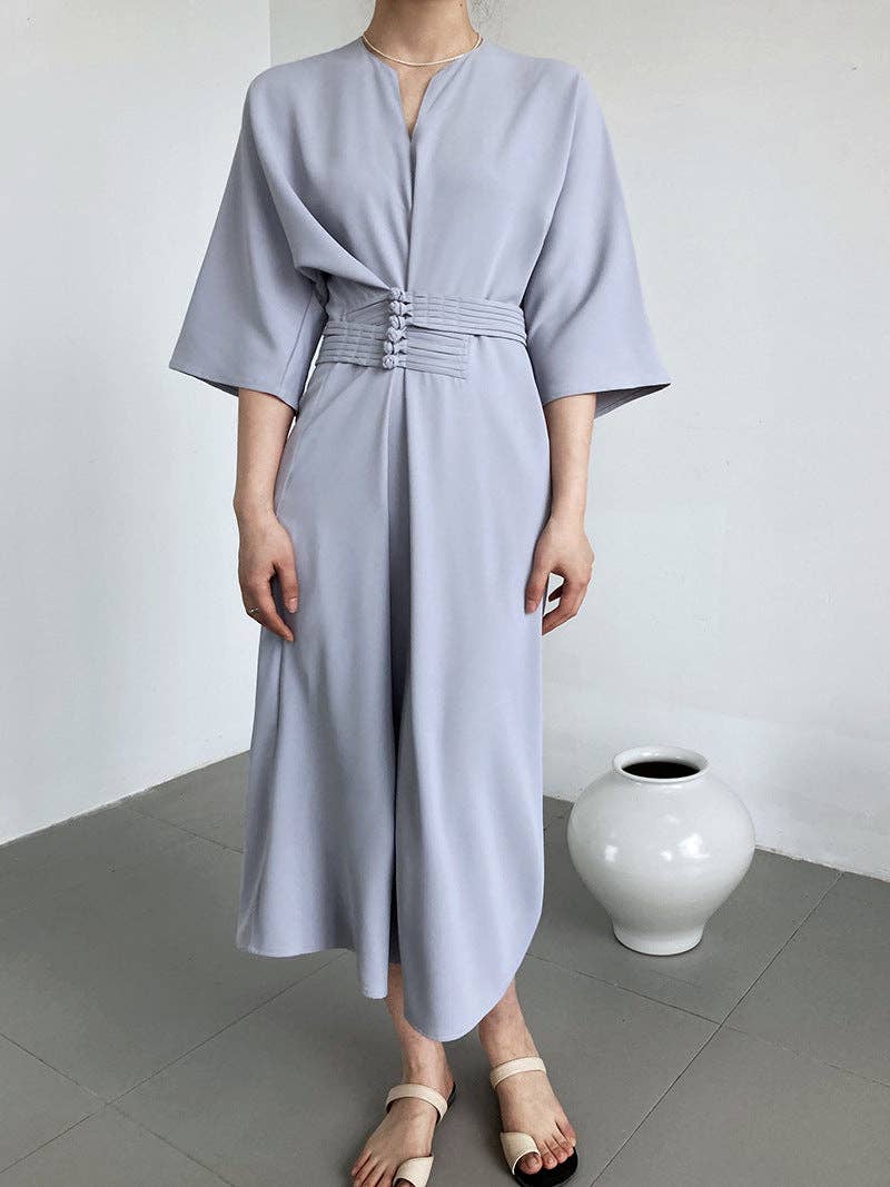 Marayn - Vente Robe – femme - 2025 NOUVELLE Robe Noeud Élégante Moderne Chic Touche Chinoise30