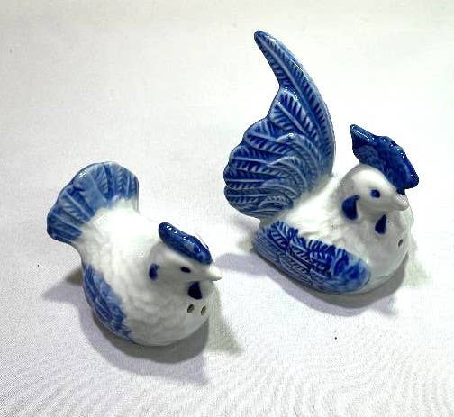 Sea Island Imports, Inc. - Wholesale Salt & Pepper Shaker Set - Salt and Pepper, Hen and Rooster0