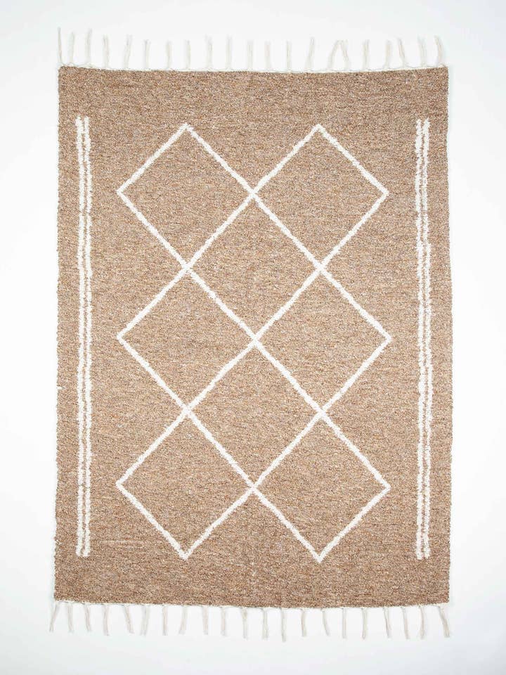 Tappeto Bereber Camel reversibile per la vendita all'ingrosso da parte di Blankets Of The World