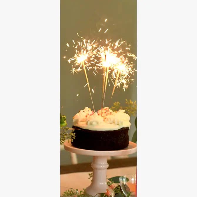 TOPS Malibu - Wholesale Sparkler - Deluxe 12" Sparklers - Top Hat Party - Tube of 8