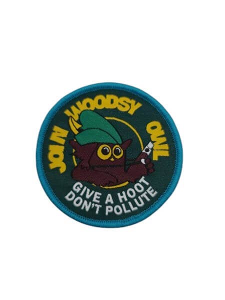 PNW Apparel - Wholesale Patch - Woodsy Owl Patch – “Give a Hoot Don’t Pollute”