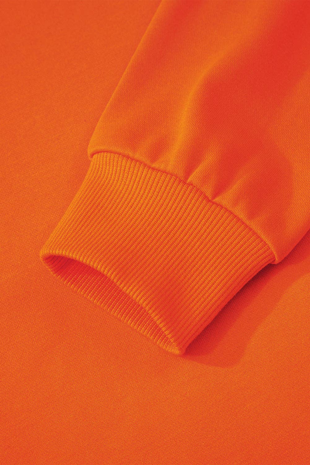 Orange Varsity Striped Detail Drop Shoulder Oversized Sweatshirt for wholesale on Faire5