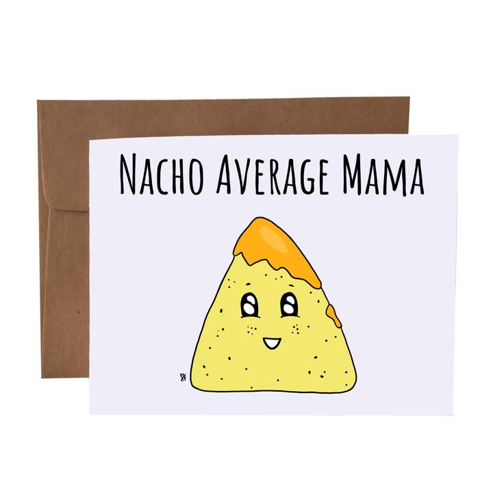 Nacho genomsnittliga Mama Pun hälsningskort för wholesale av SKP ink