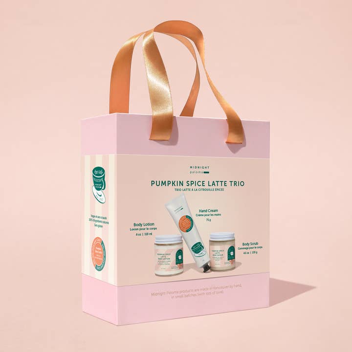 HOLIDAY 2025 - Pumpkin Spice Latte Trio  for wholesale by Midnight Paloma