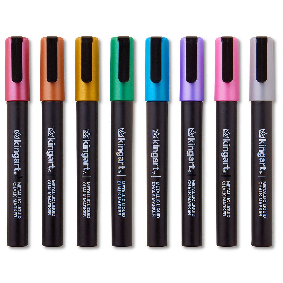 KINGART - Wholesale Marker - Liquid Chalk Markers 8 Metallic Colors1