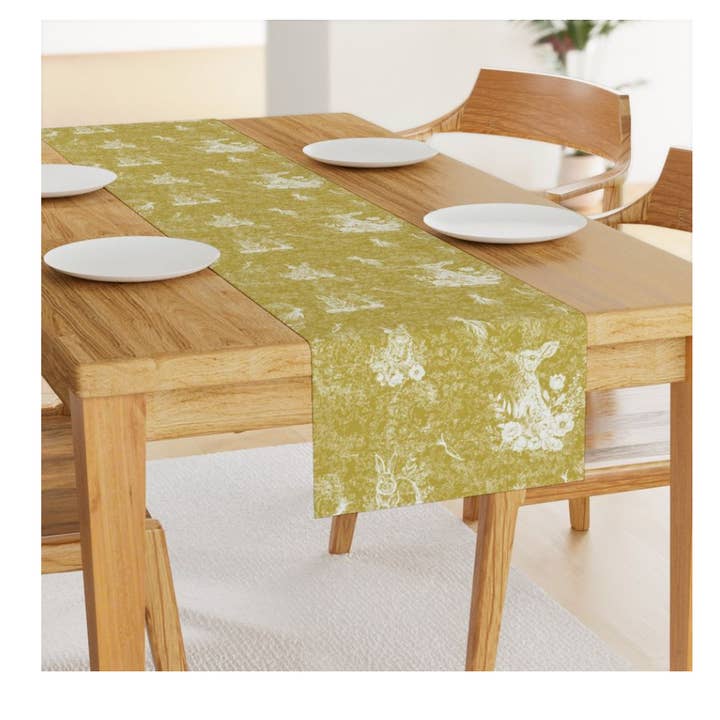 Tafelloper in de tuin voor wholesale door Fox & Willow Design Studio