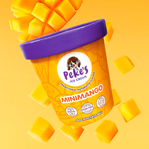 Peke's Ice Cream - Wholesale Ice Cream/Sorbet -  Ice Cream Minimango Sugar Free1