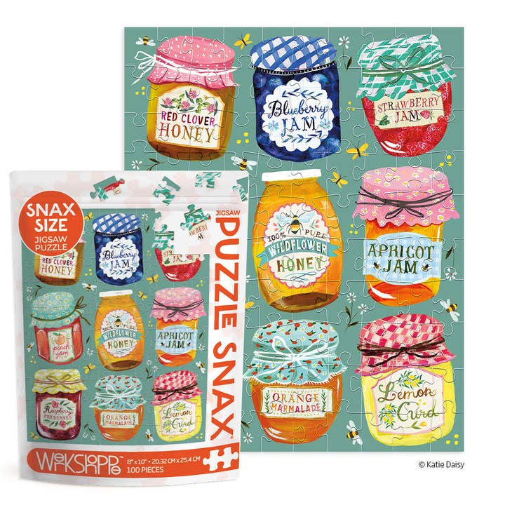 Jam & Honey 100 Piece Puzzle Snax for wholesale by WerkShoppe