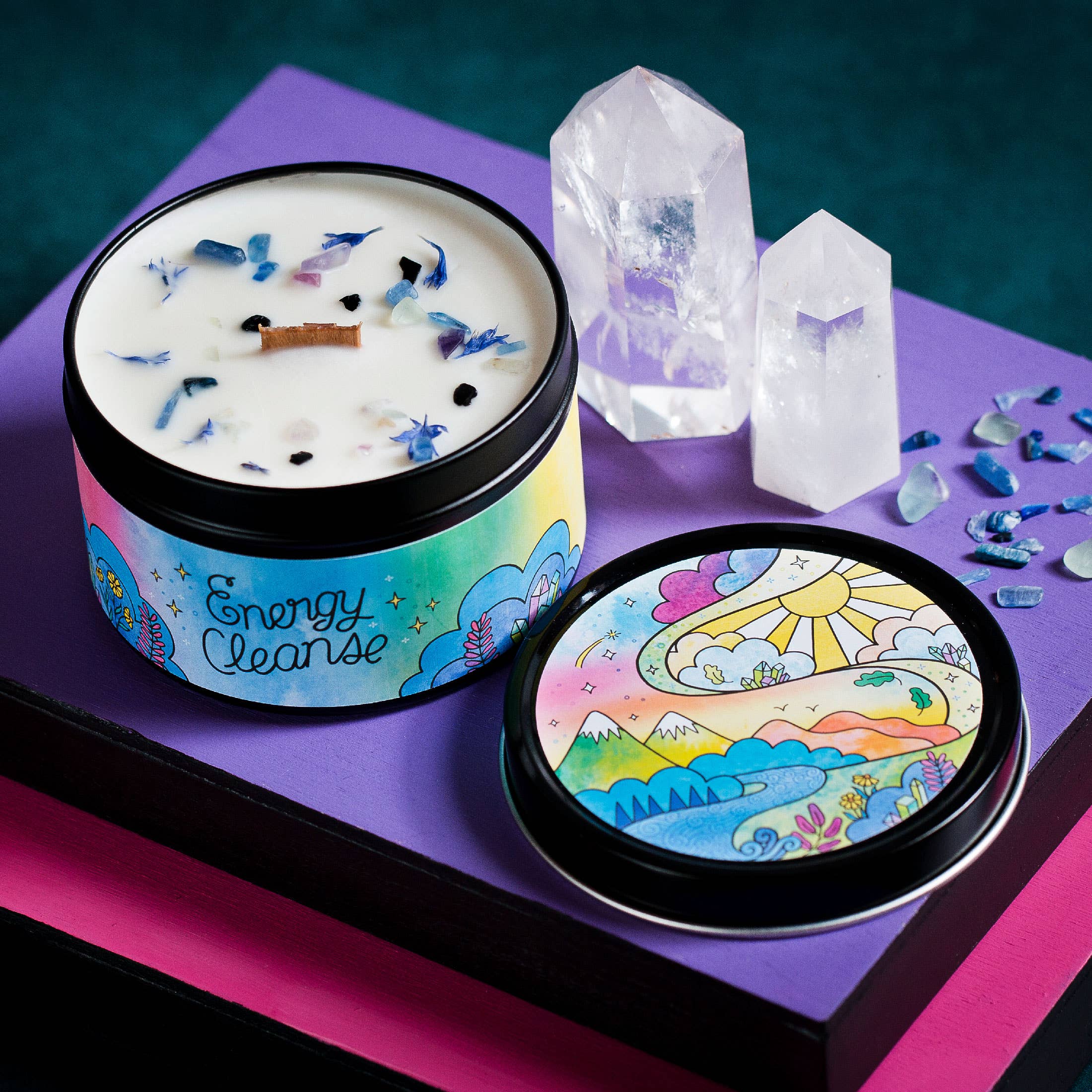 Rachel Beyer - Wholesale Travel Candles - Energy Cleanse Magic Aromatherapy Candle - Citrus & Herb5