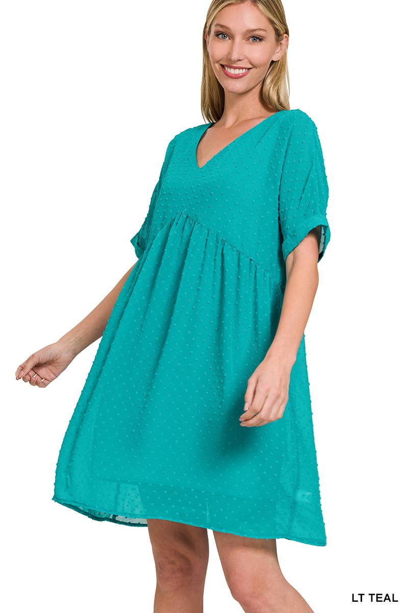 42POPS - Wholesale Dress - Women's - `.Swiss Dot Babydoll Dress Collection8