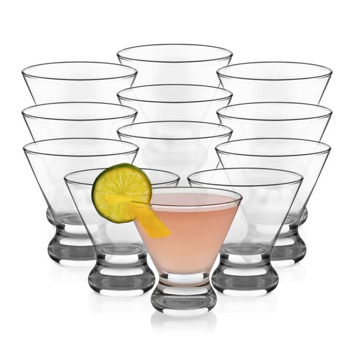 Libbey Cosmopolitan Martini Party Glasses, 8.25 ounce, Set of 12 for wholesale by Libbey