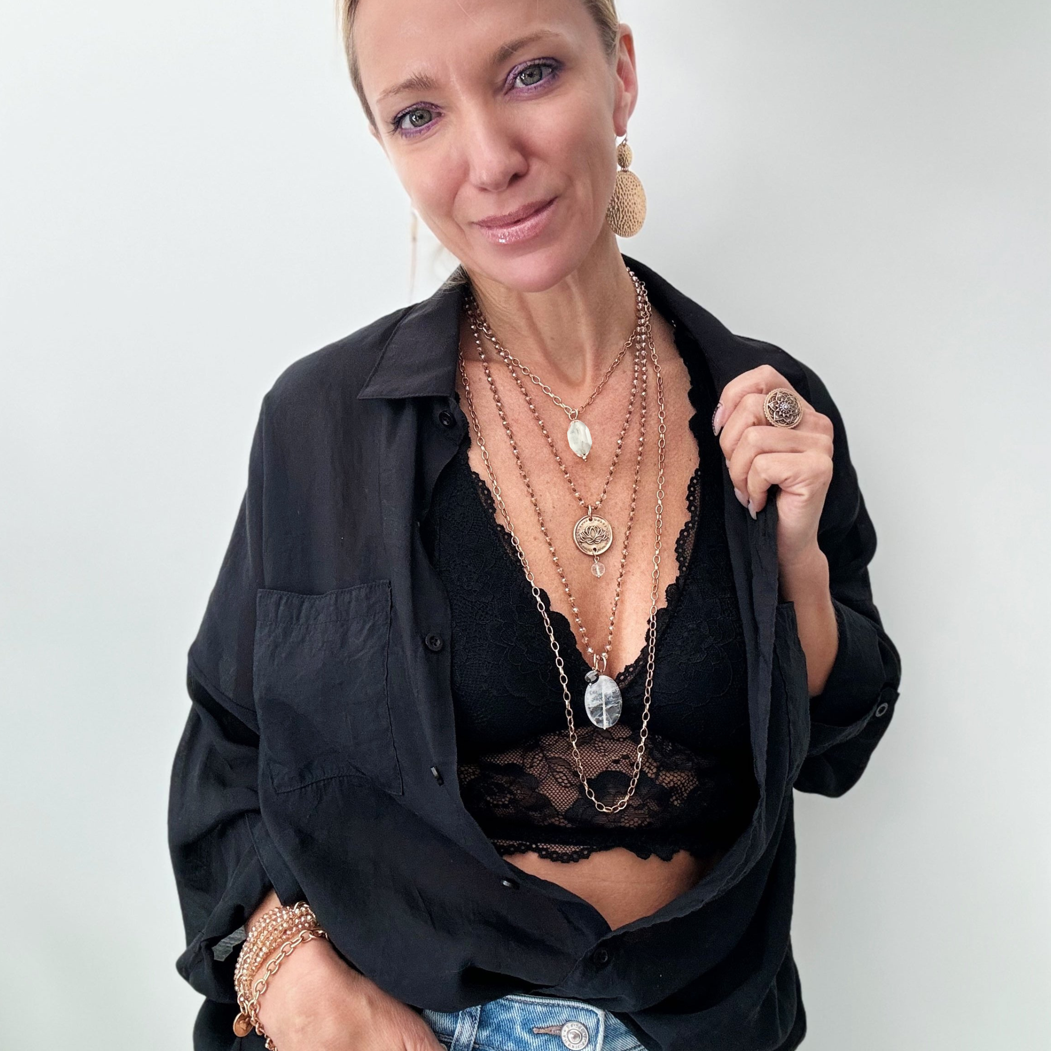 Katia Designs - Wholesale Jewelry Set - Remember Who The F*ck You Are Original Necklace Layering Bundle5