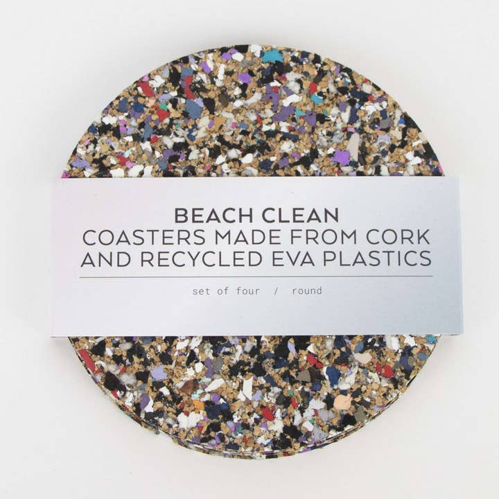 Ronde Onderzetters van Strandafval | Eco Duurzaam Huis & Cadeaus voor wholesale door LIGA
