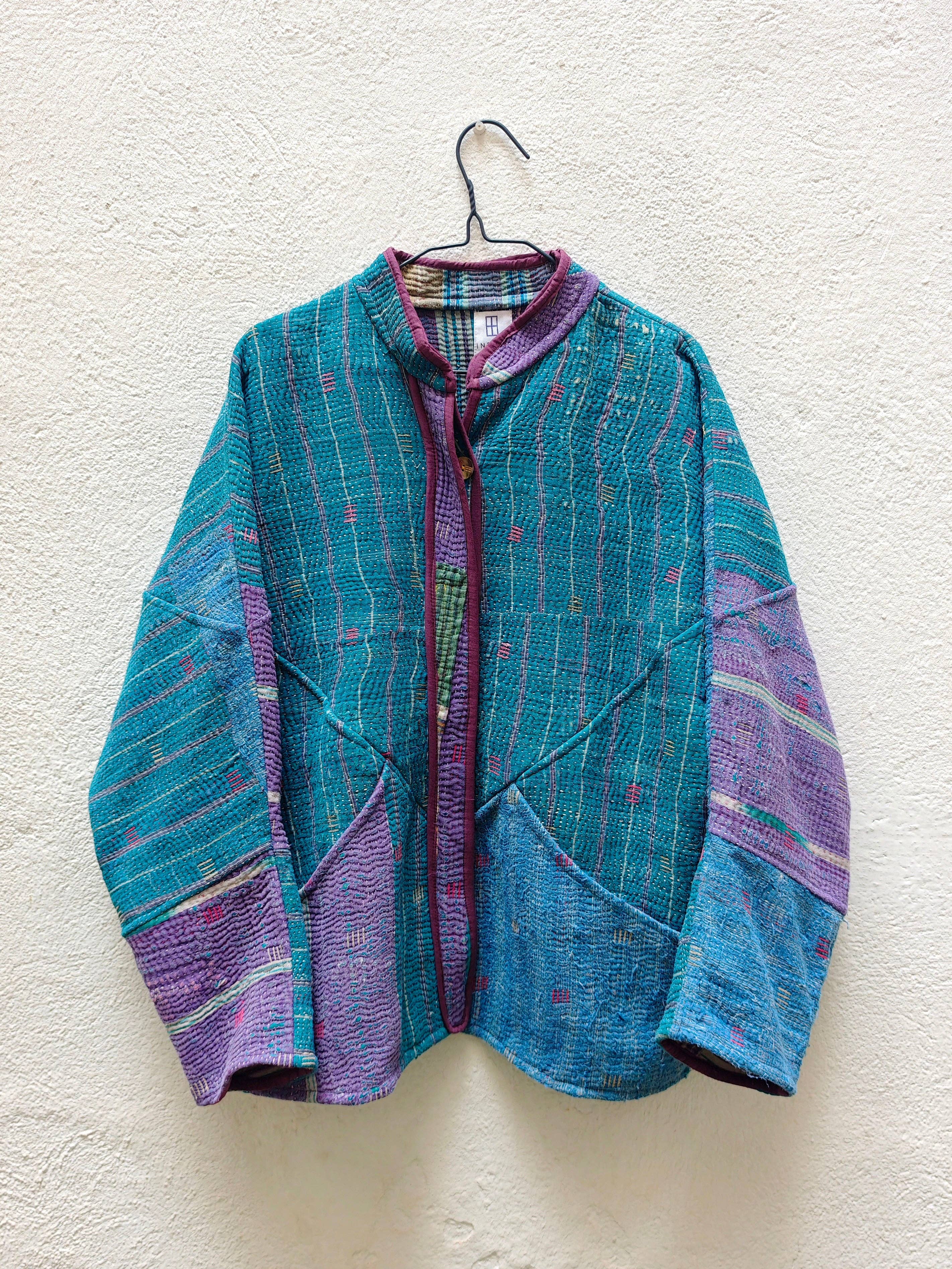 Indigo Collection - Wholesale Jacket - Women's - VINTAGE KANTHA JACKETS22