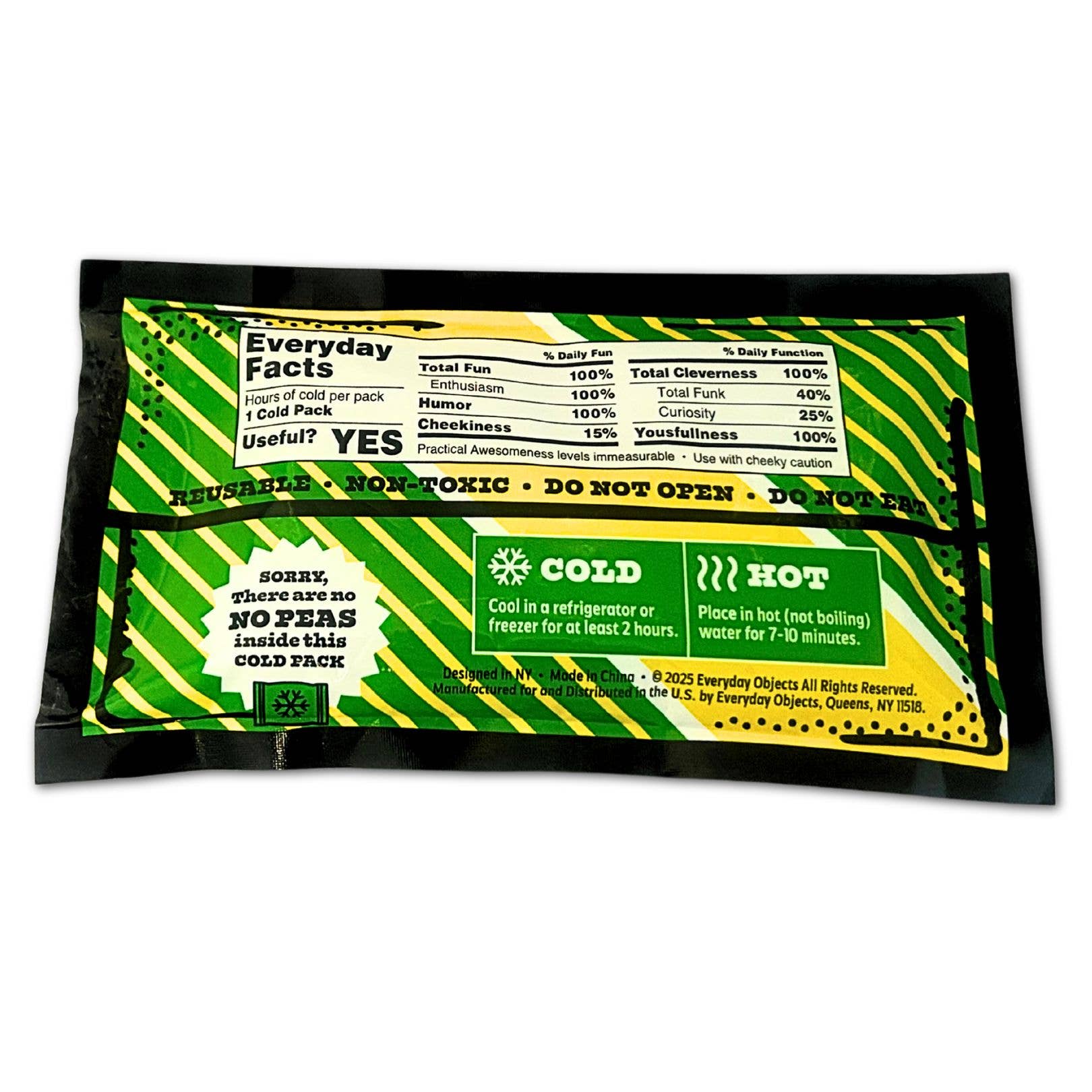 Everyday Objects – wholesale Ispåse – Chill Peas – Återanvändbar Värme-Kylpack6