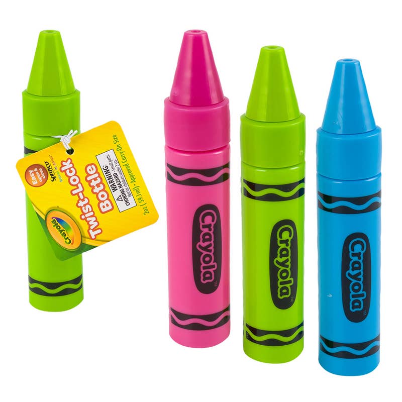 Deluxe Import Trading - Venta al por mayor Recipiente de viaje - Botella Twist-Lock Sprayco Crayola0