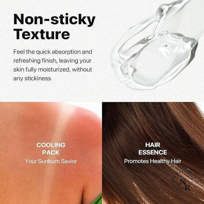 Sol Beauty Lab - Wholesale Facial Moisturizer - Nature Republic MILD & MOISTURE ALOE VERA WATERY GEL2