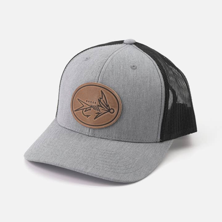 Range Leather Co. - Wholesale Trucker Hat - Unisex - Range Fly Icon Hat—Leather Patch Trucker Cap7