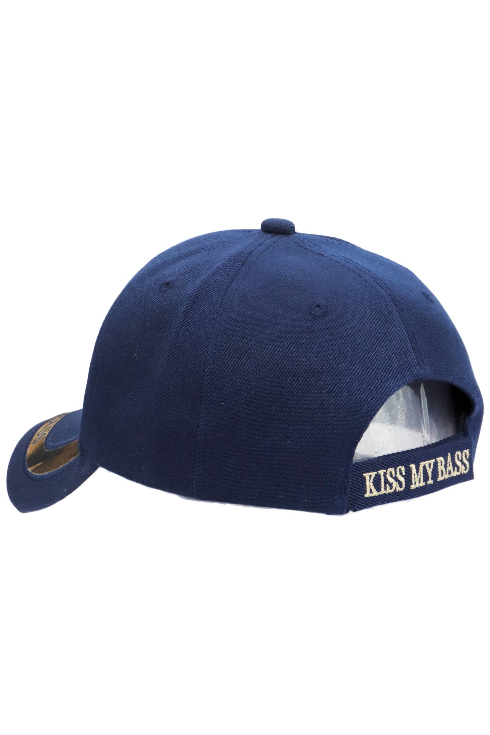 Cap Zone - Venta al por mayor Gorra de béisbol - Unisex - Gorra de béisbol acrílica Kiss My Bass Fish con cierre de velcro10