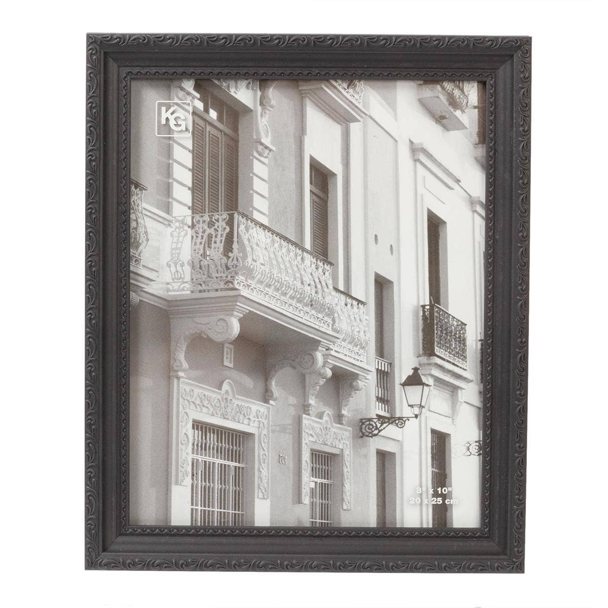 Kiera Grace - Wholesale Picture Frame - Kiera Grace Claire Frame, Black With Raised Leaf Border7