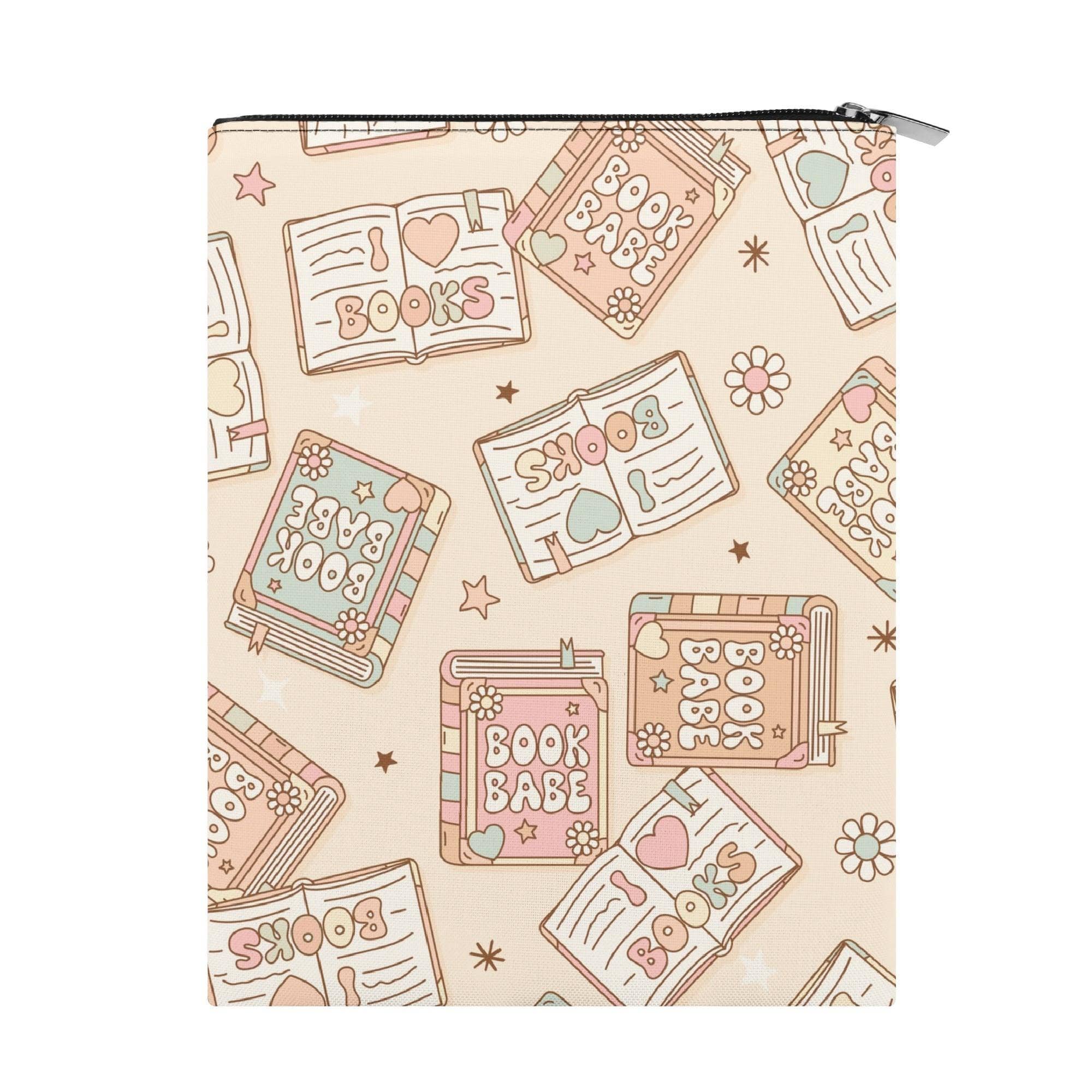 OhhhSoPeachy - Wholesale Book Cover - Personalized Custom Book Babe Book Sleeve Book Cover Protector with Zipper3