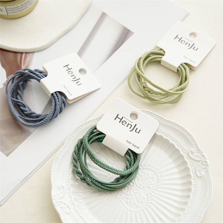 ACCITY - Wholesale Hair Tie - 4PCS Braided Elastic Hair Ties Set for Women_CWAHA03345