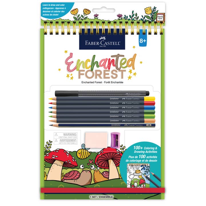 Dessin de la Forêt Enchantée - Nouveau Format Kit Lhey Ralston pour la vente par Faber-Castell / Creativity for Kids