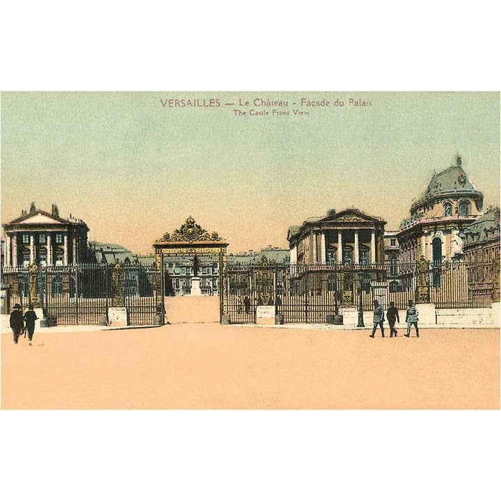 Found Image Press - Wholesale Sticker - Sticker FF-82 Front View of Versailles