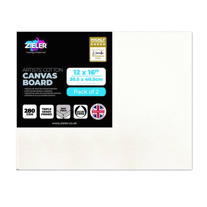 Lot de 2 planches en toile de 30,5 cm x 40,5 cm environ (30,5 cm x 40,5 cm) pour la vente par Zieler