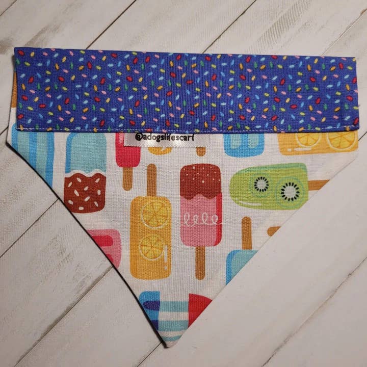 Popsicle Treat Collar Scarf for wholesale by adogslifescarf