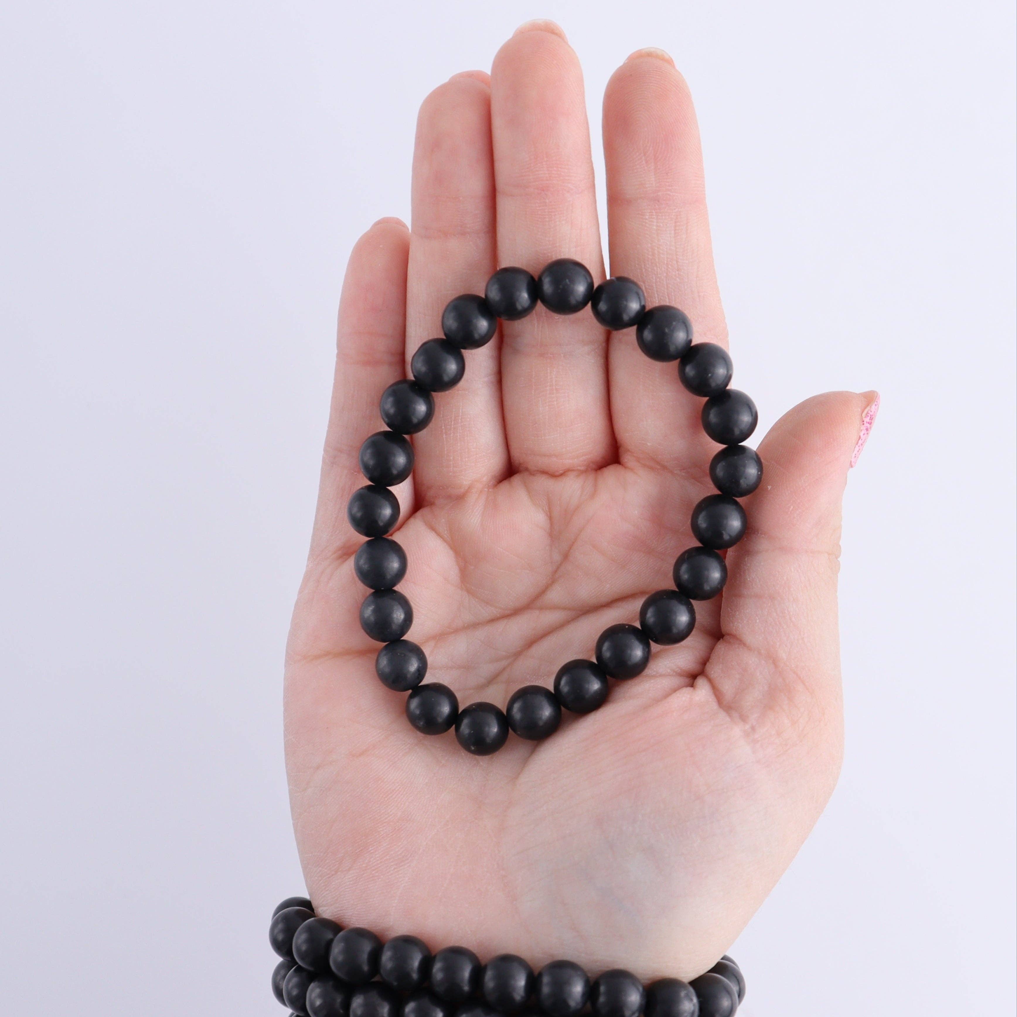 Mi Esperanza Minerals - Wholesale Beaded Bracelet - One Shungite Bracelet3