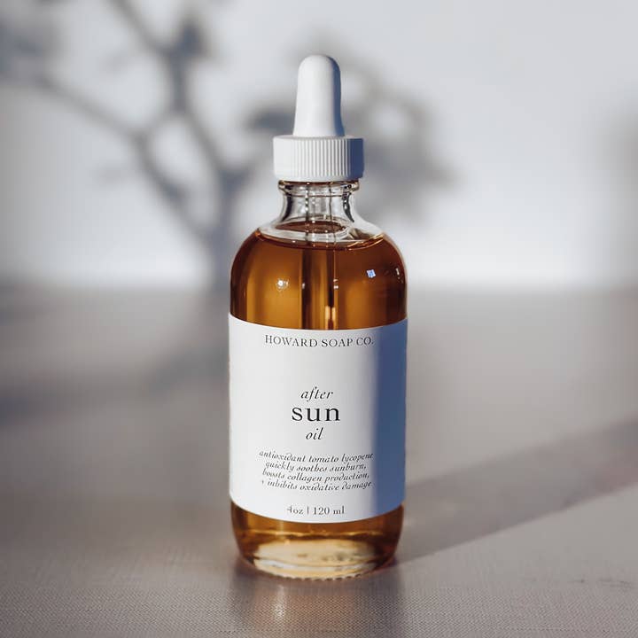 After Sun Oil - Sunburn Care for wholesale by Howard Soap Company