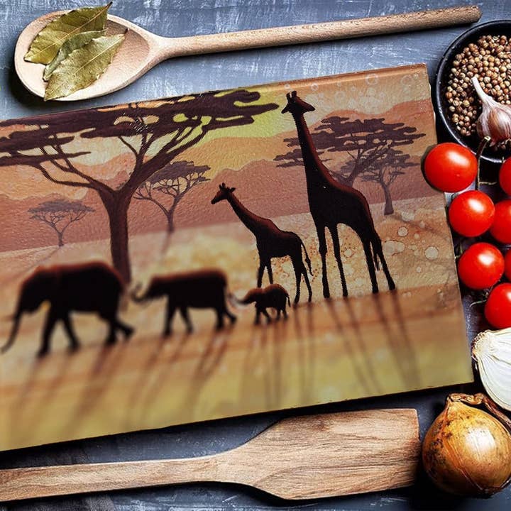 34-WTS Giraffe & Elephant Worktop Saver for wholesale by By Jo Crafts