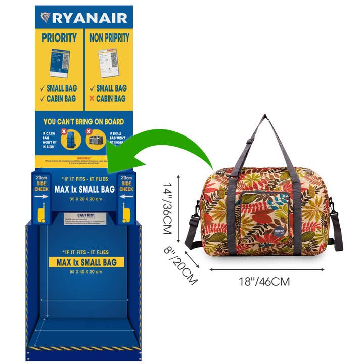 wandf - Wholesale Weekender Bag - Unisex - 40L Travel Duffel Bag Nylon Carry on Weekender Overnight23