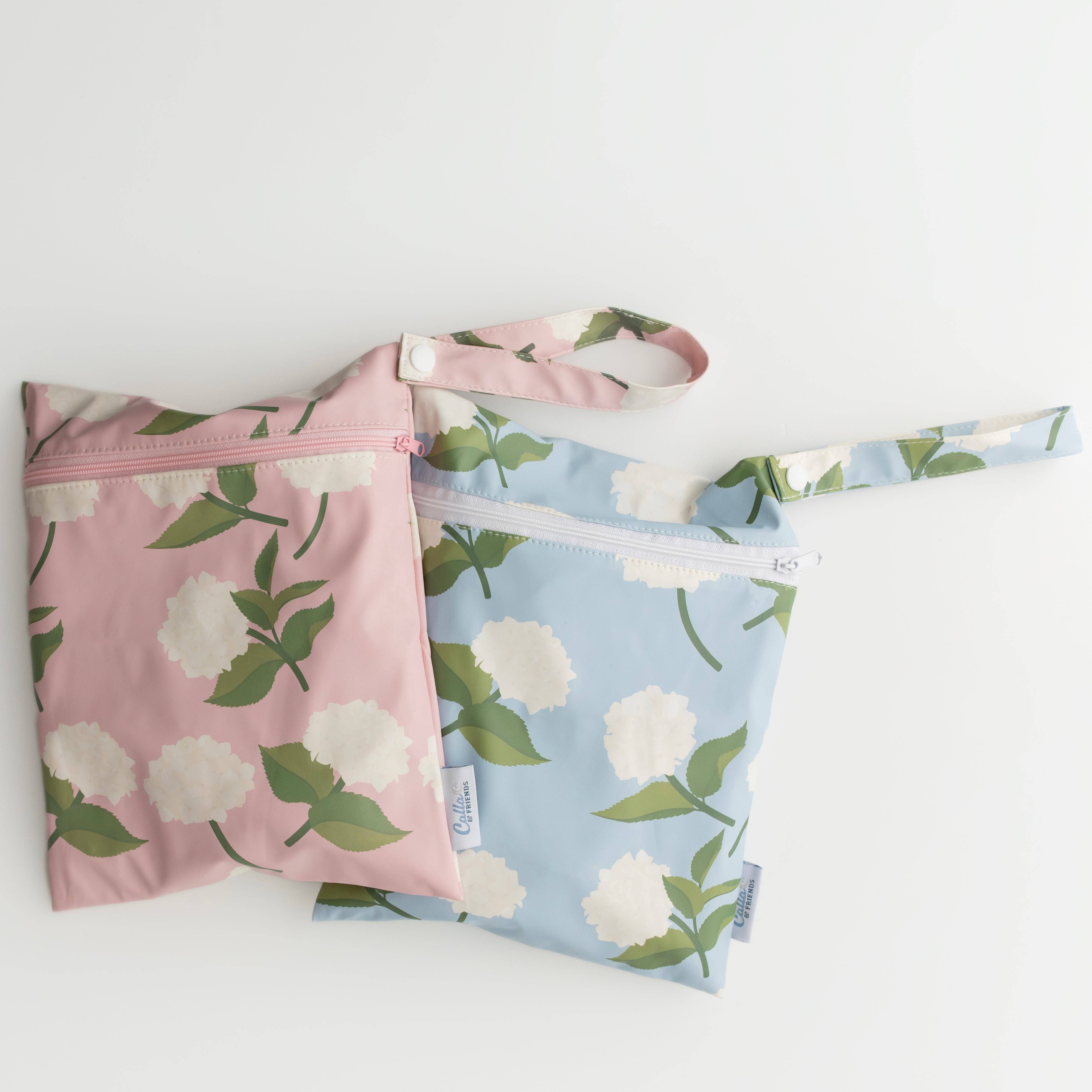 Calla & Friends - Wholesale Bib - Baby - The Grayson Long Sleeve Bib - Hydrangeas5