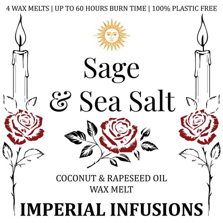 Wax Melt | Sage & Sea Salt for wholesale by Imperial Infusions