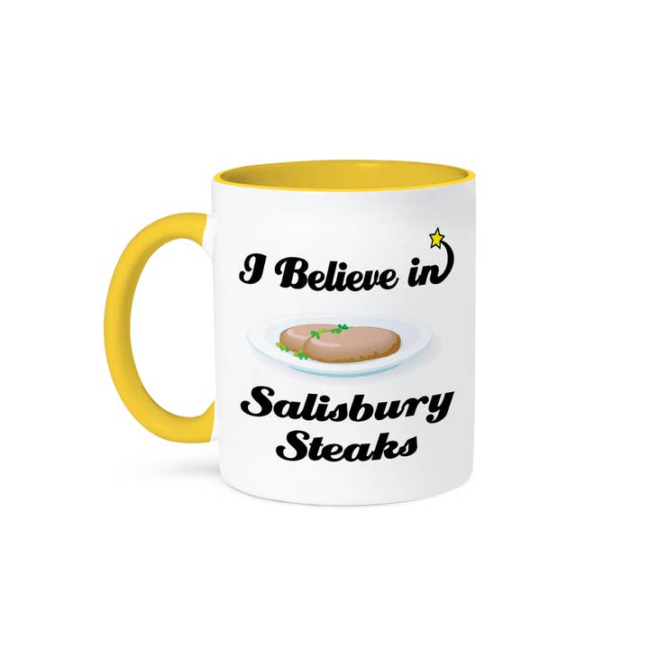 3dRose - Wholesale Coffee Mug - 3dRose, I Believe In Salisbury Steaks, Mug