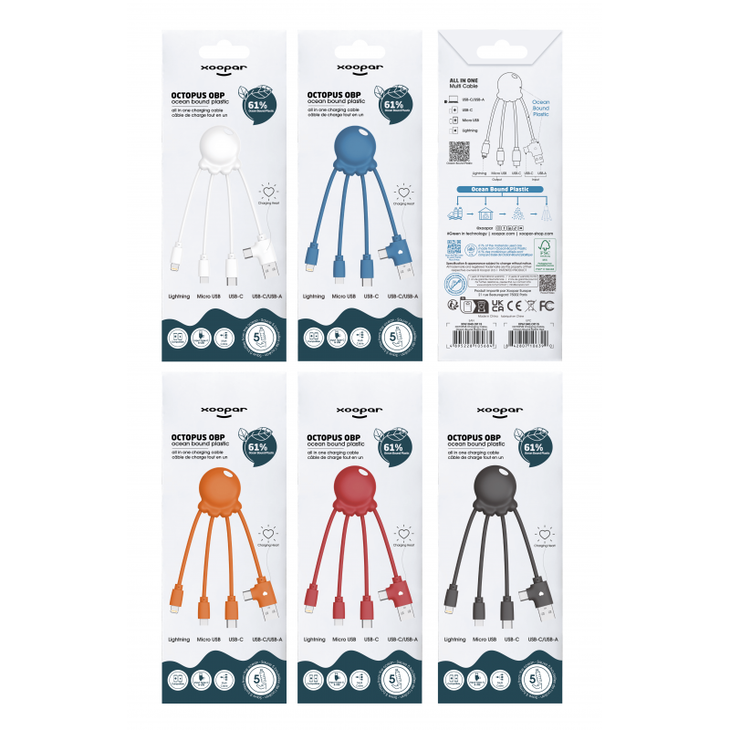 Xoopar Europe - Wholesale Charging Cable - 🔌 OCTOPUS OBP - Multi Cable 🔌11