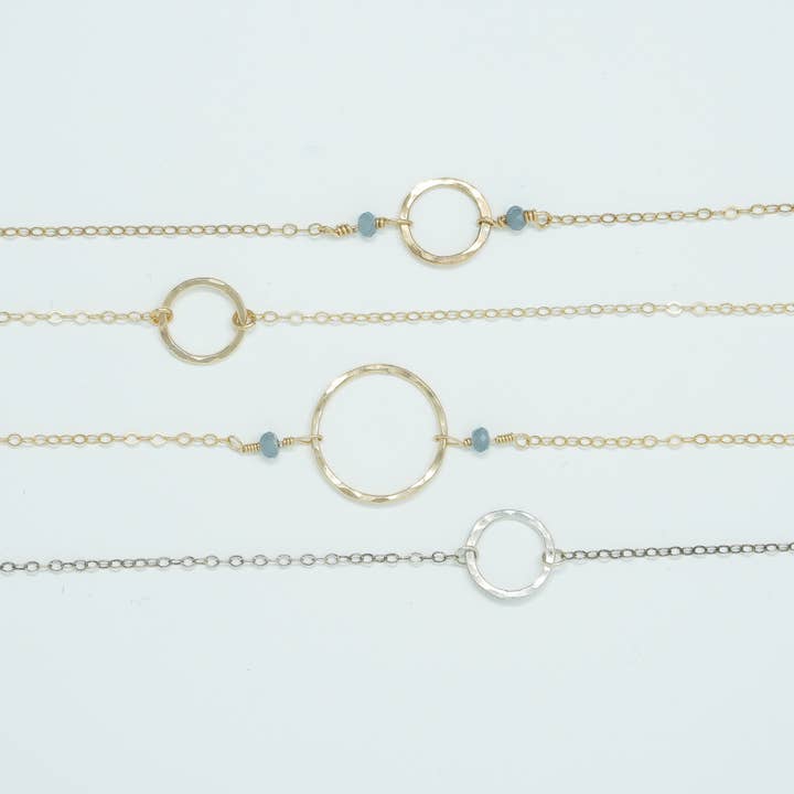 Rippie Mae - Venta al por mayor Collares con colgantes/abalorios - Collar Rae con azul