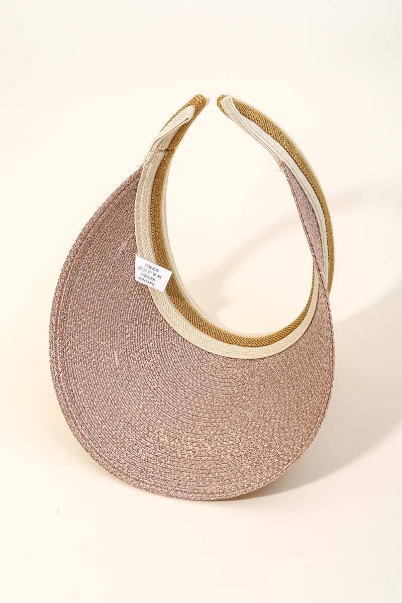 Anarchy Street - Wholesale Visor - Women's - Fashion Straw Visor Hat5