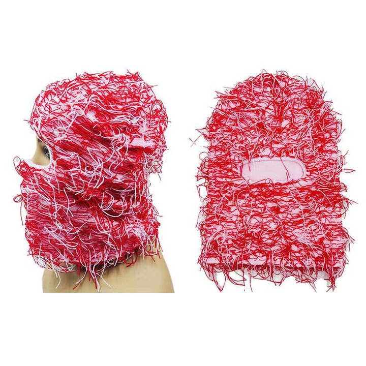 Sensibling Corp. - Wholesale Balaclava - Unisex - Distressed Fuzzy Winter Balaclava Mask Hat
7