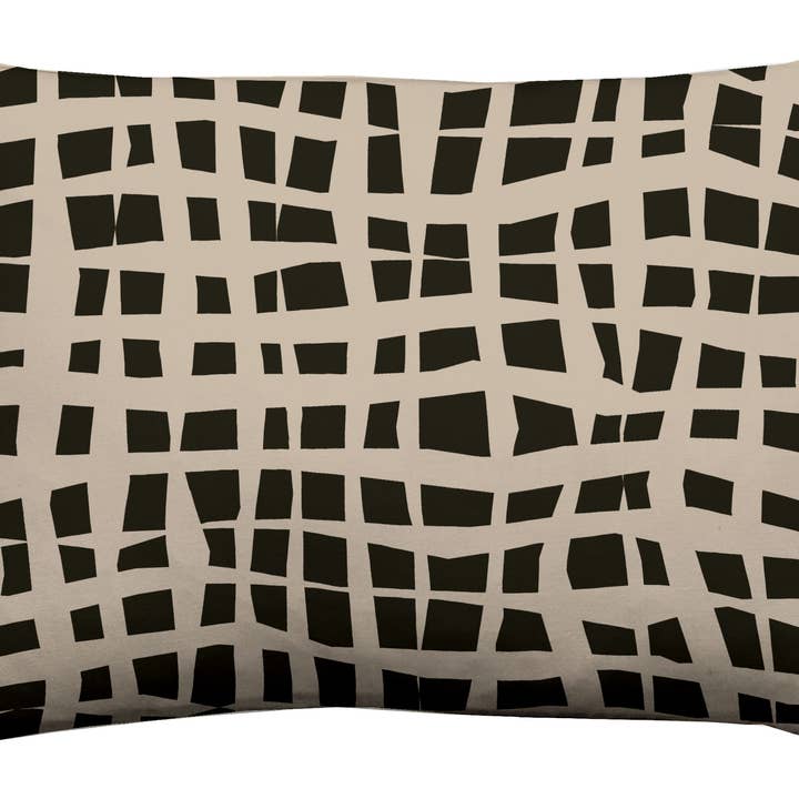 Cross Hatch Outdoor Cushion for wholesale by Lemon Made