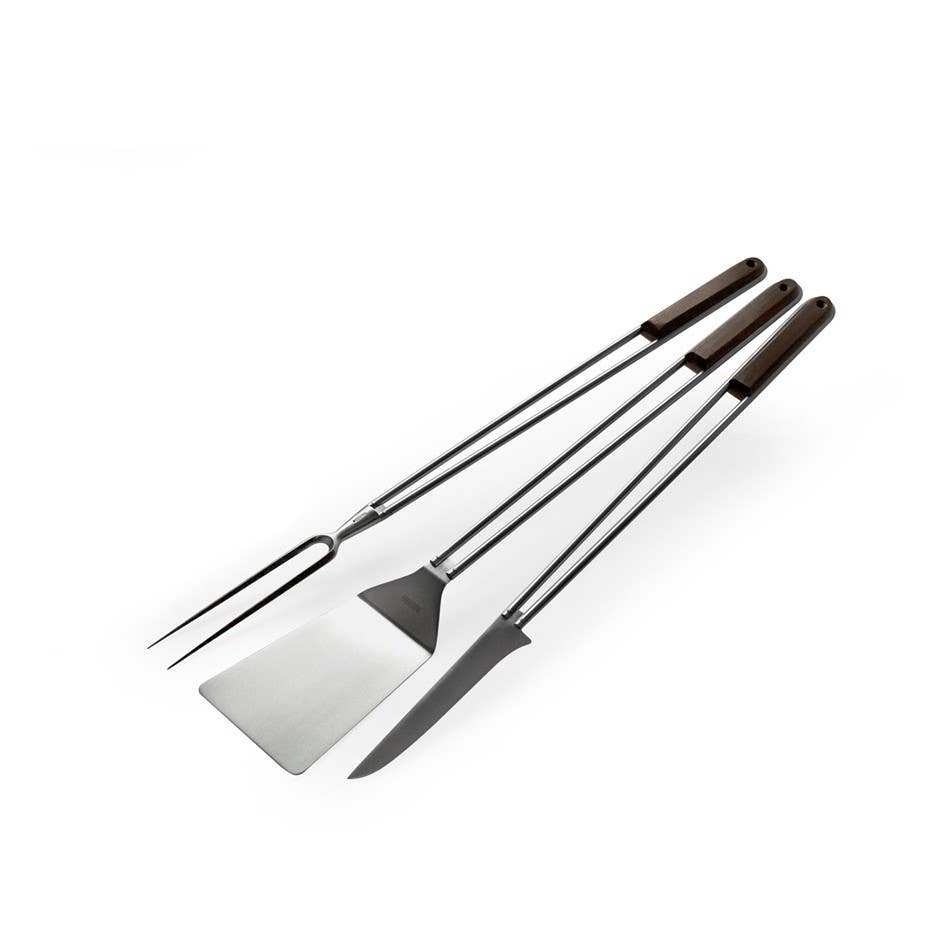 Maserin - Wholesale Outdoor Grill Tools - 2000TB13 3-piece set BBQ line with Paosantos inserts1